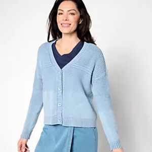 NWT Chic Sky Blue Women's Cardigan
